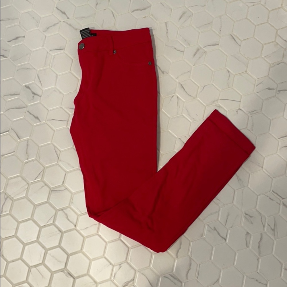 Red Jegging Pants